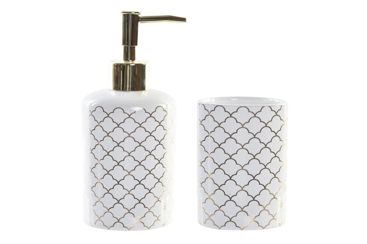Set Dispensador y Vaso Petunia - #pino_y_jacaranda#