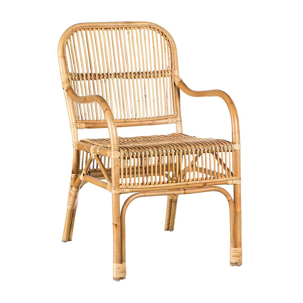Silla de Bambú y Ratán Dallas - #pino_y_jacaranda#
