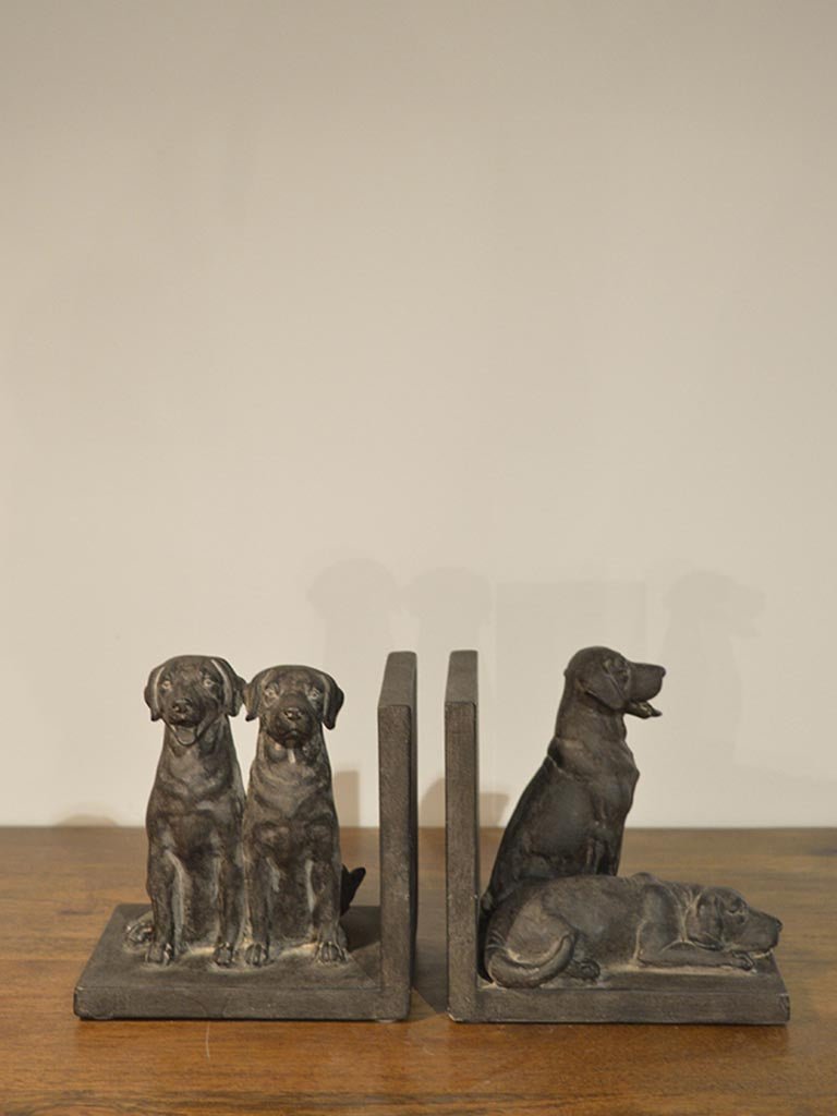 Sujetalibros de Perros Doggy - #pino_y_jacaranda#
