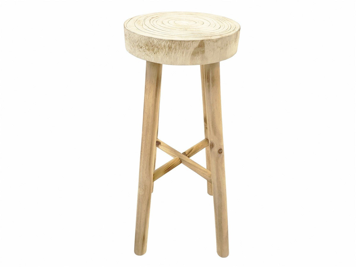 Taburete Rústico Madera - #pino_y_jacaranda#