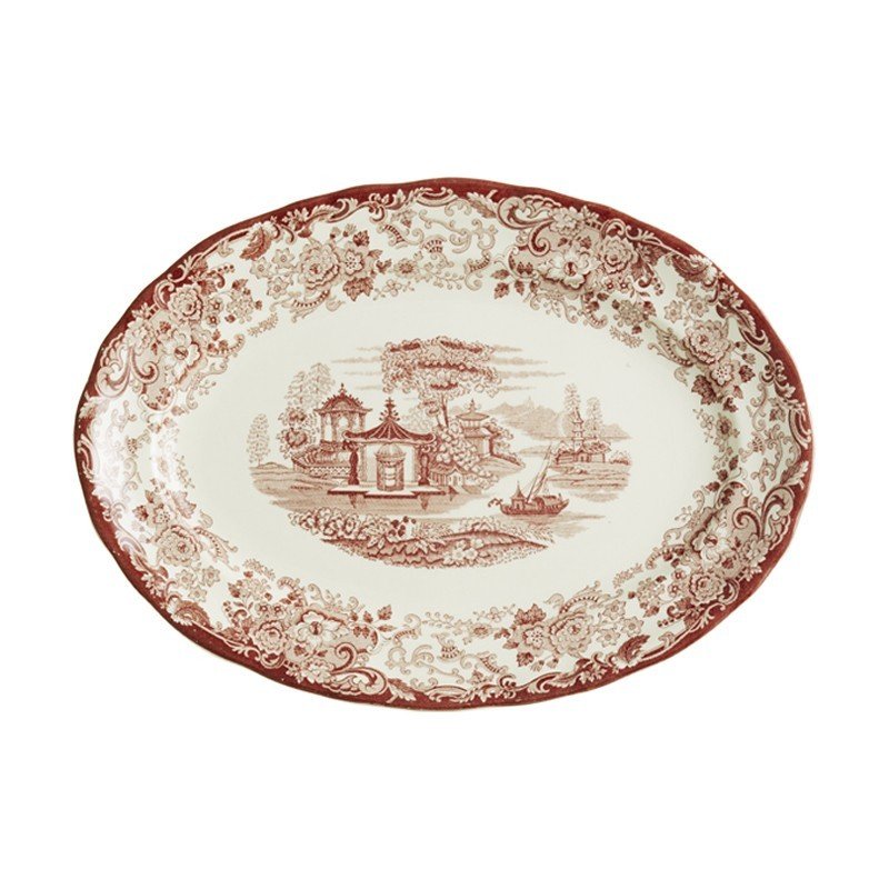 Vajilla La Cartuja de Sevilla Colección 202 Rosa 56 Piezas - #pino_y_jacaranda#