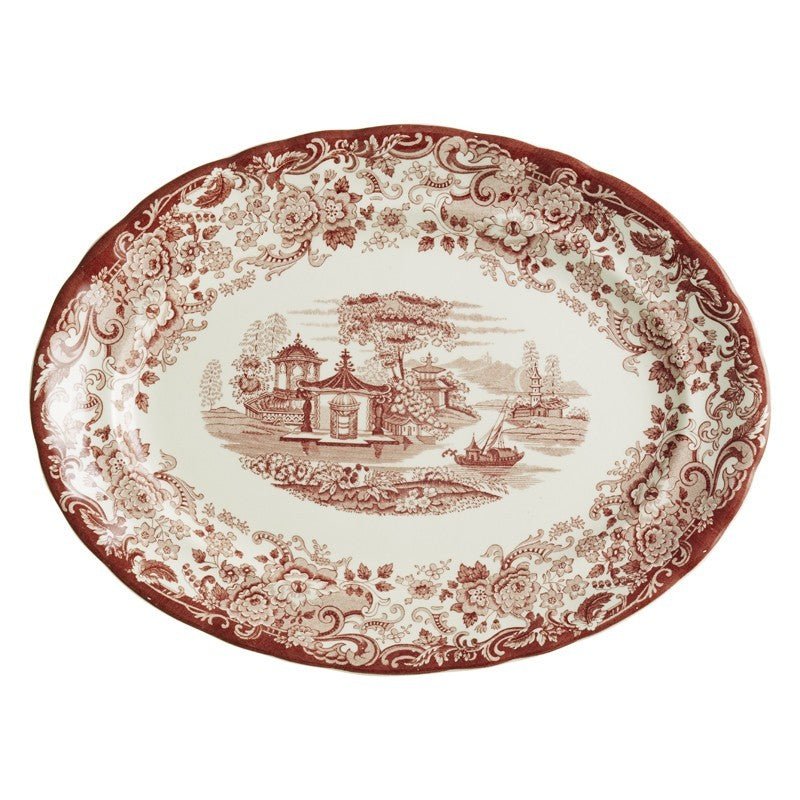 Vajilla La Cartuja de Sevilla Colección 202 Rosa 56 Piezas - #pino_y_jacaranda#