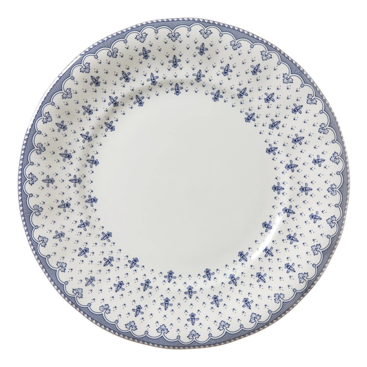 Vajilla La Cartuja de Sevilla Colección Flor de Lis Azul - #pino_y_jacaranda#