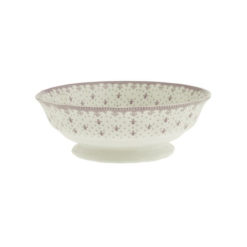 Vajilla La Cartuja de Sevilla Colección Flor de Lis Rosa 42 Piezas - #pino_y_jacaranda#