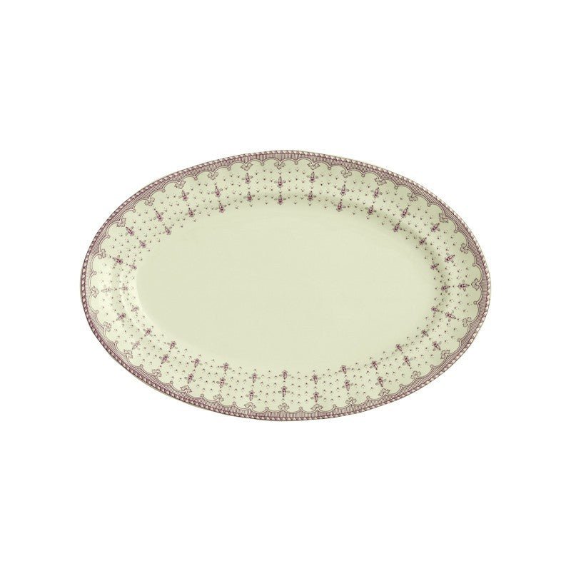 Vajilla La Cartuja de Sevilla Colección Flor de Lis Rosa 42 Piezas - #pino_y_jacaranda#