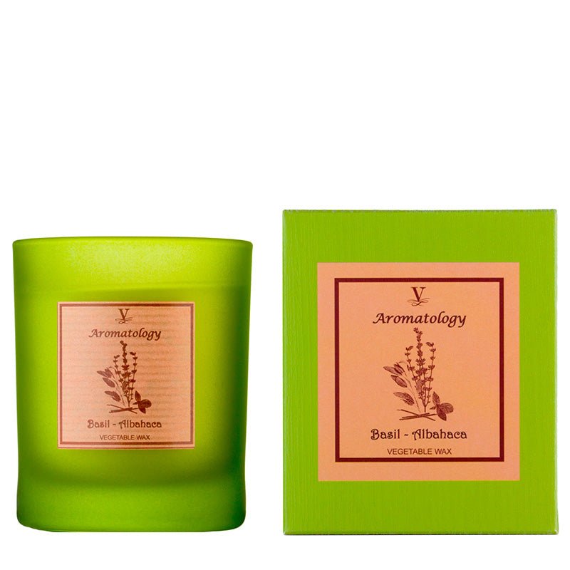 Vela Aromatology Albahaca 190 gr. - #pino_y_jacaranda#