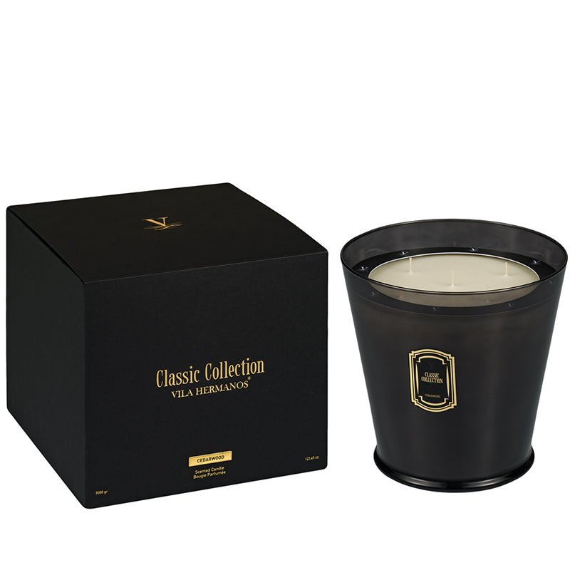 Vela Cedar Wood Classic Negra - #pino_y_jacaranda#