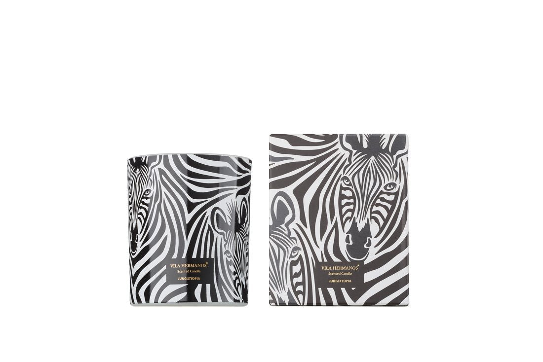Vela Zebra Jungletopia 375ml - #pino_y_jacaranda#