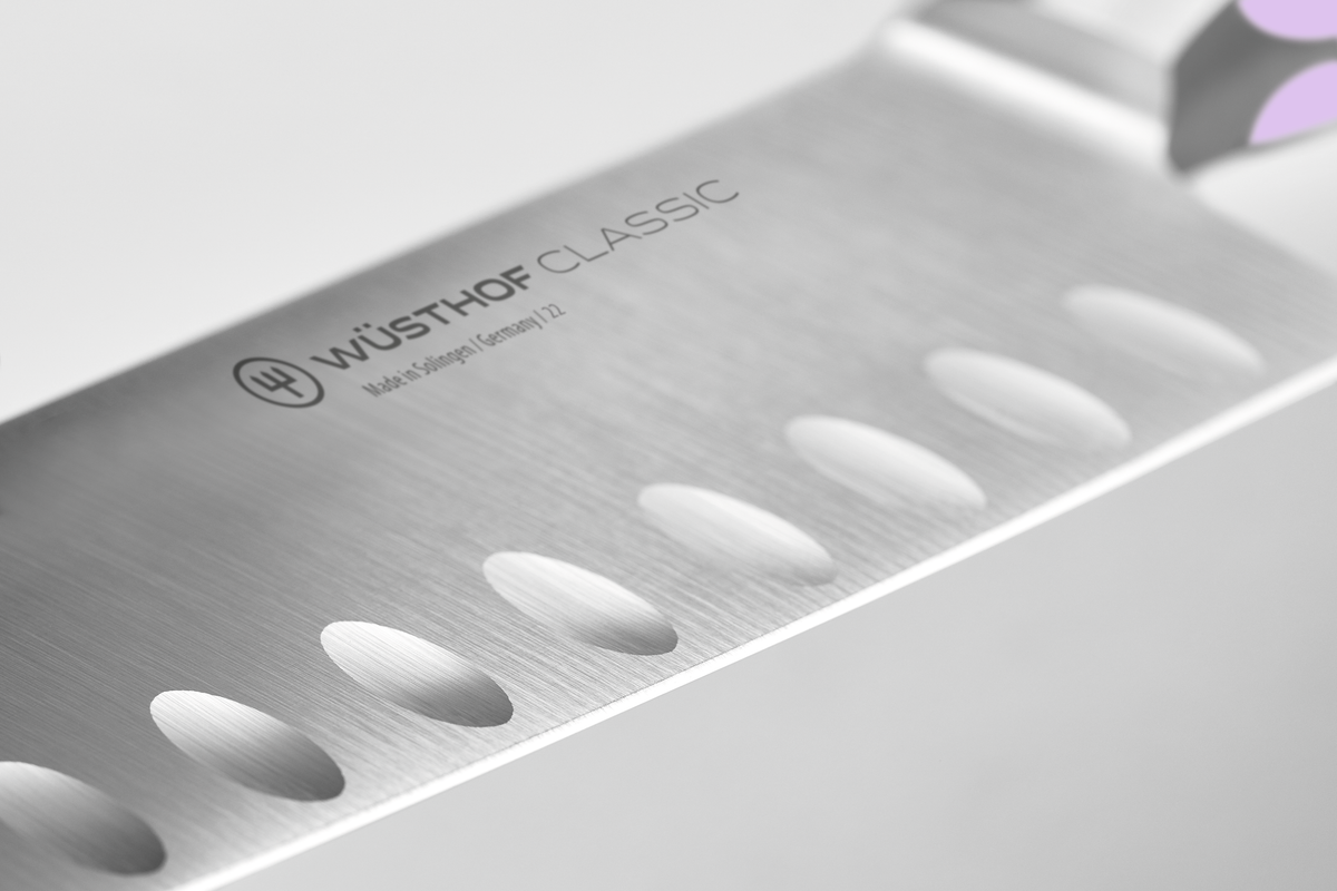 Santoku alveolado Wüsthof Classic Colour 17 cm