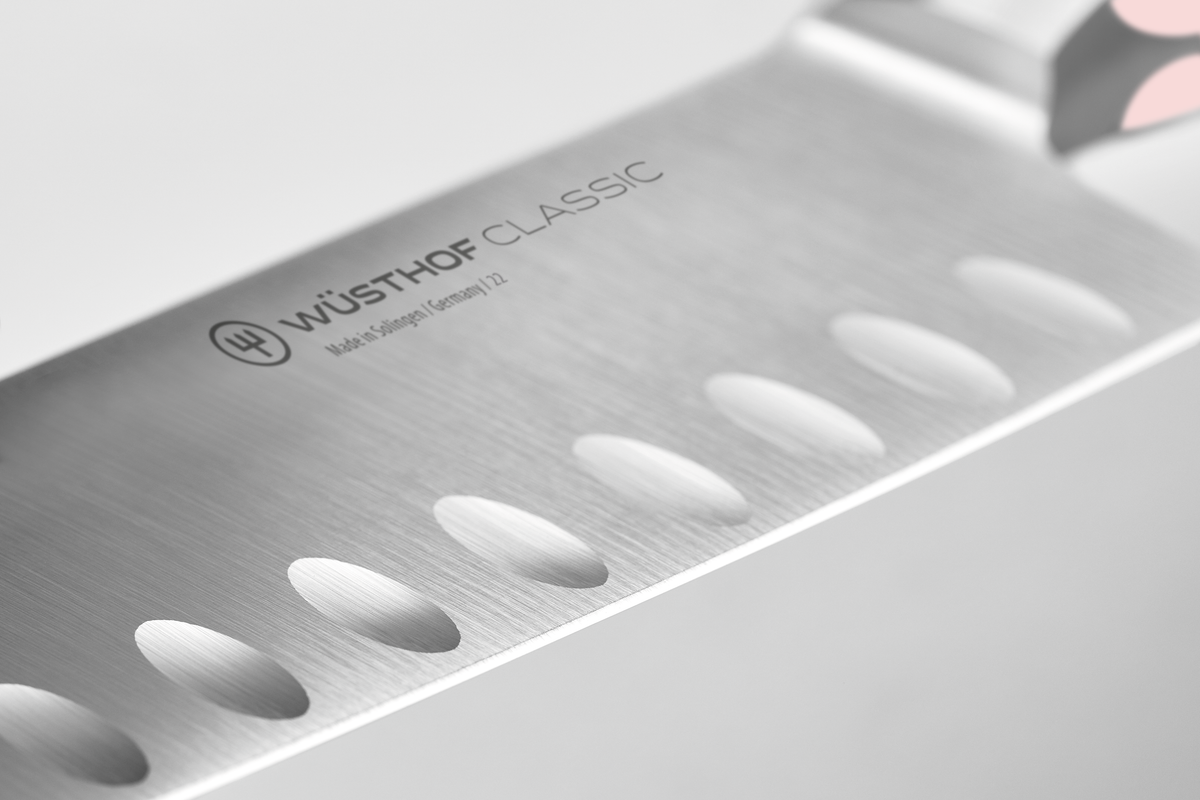 Santoku alveolado Wüsthof Classic Colour 17 cm