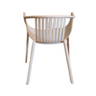 Set de 4 sillas beige con brazos Guaro