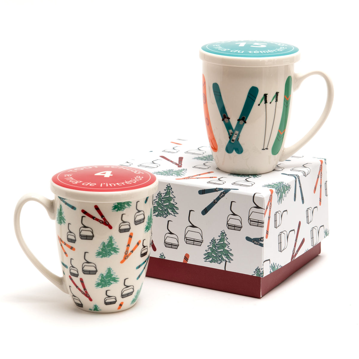 Taza de Infusión de Esquí Chamonix