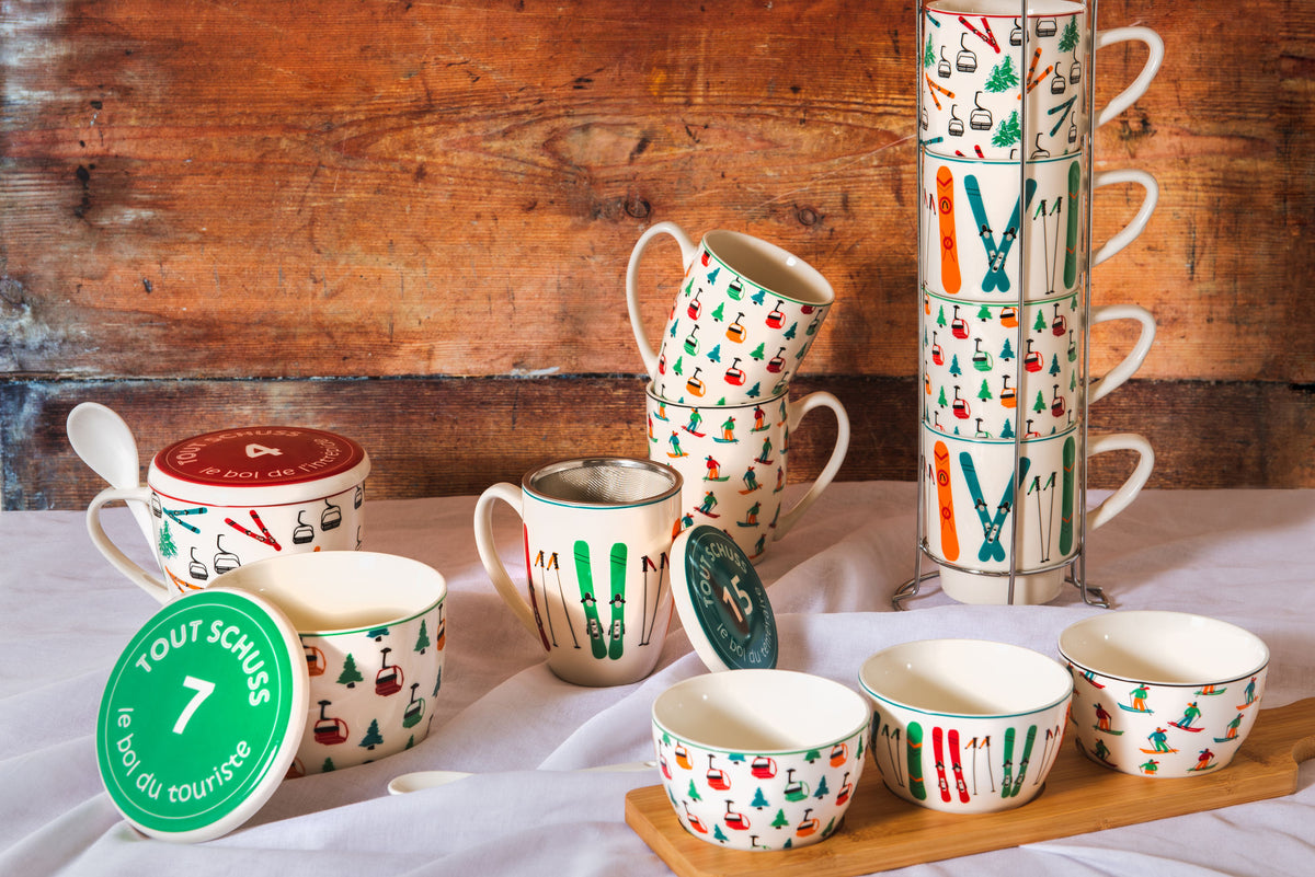 Taza de Infusión de Esquí Chamonix