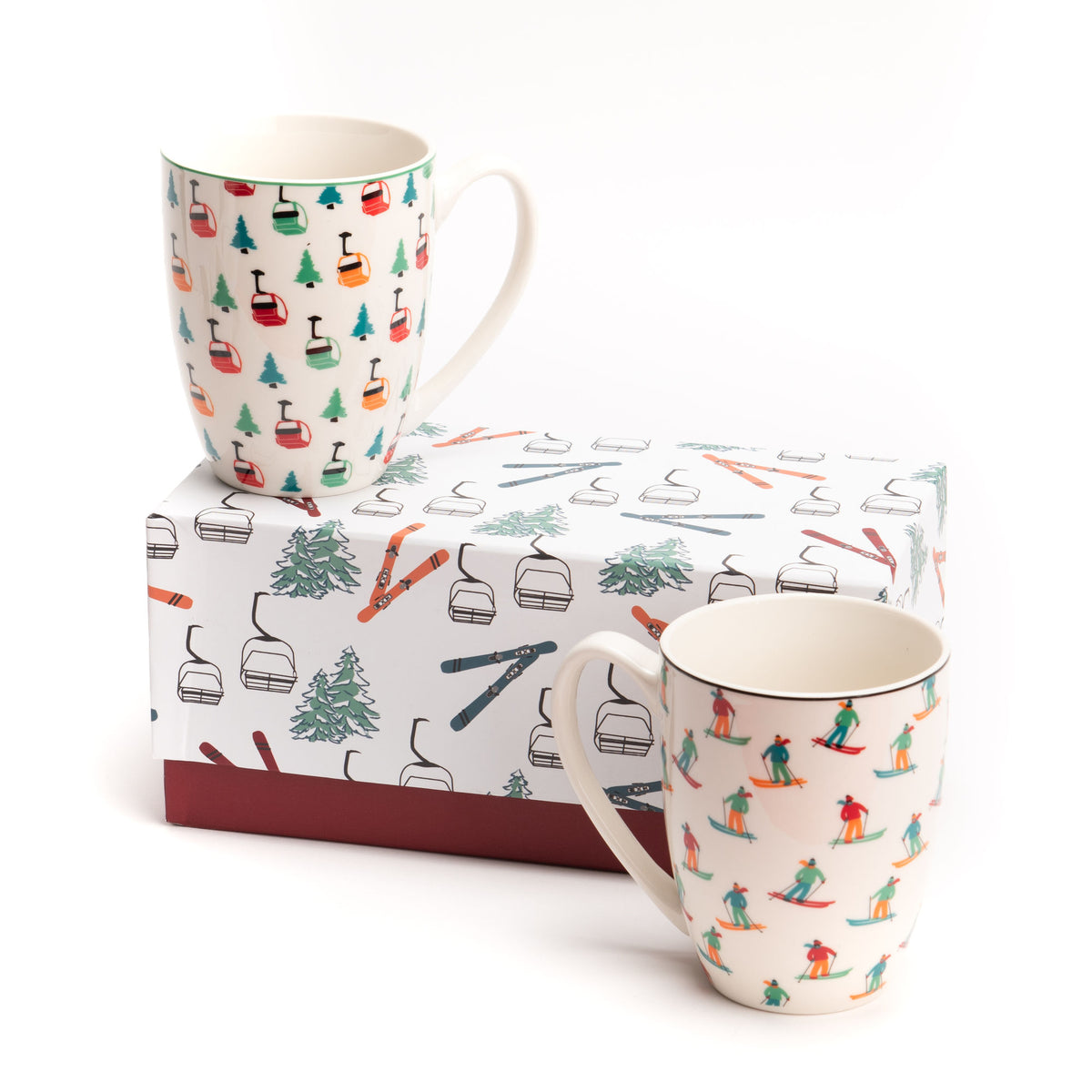Set de 2 Tazas de Esquí Chamonix