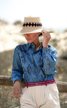 Sombrero Jalapa Saint Tropez de Pino & Jacaranda, detalle 1