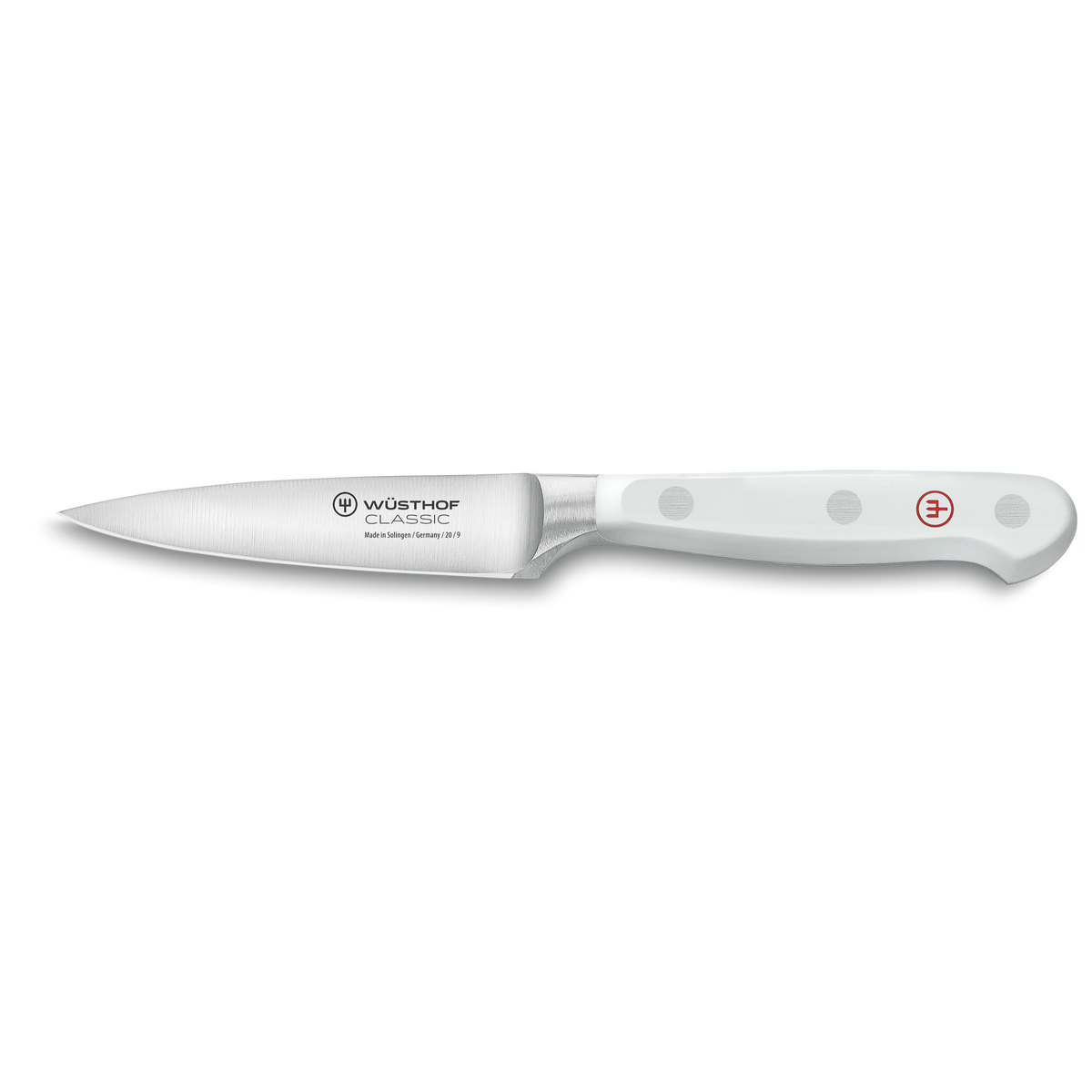 Bloque de 6 piezas Wüsthof Classic White con cuchillo de pan