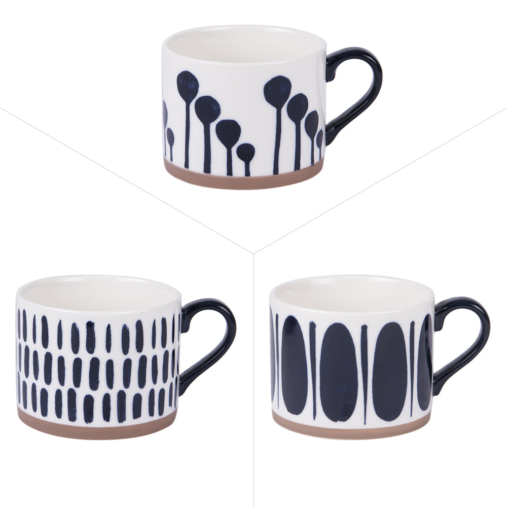 Tazas y Cuenco Mar y Nube - Taza Ancha