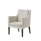 Sillón tapizado blanco Baoning