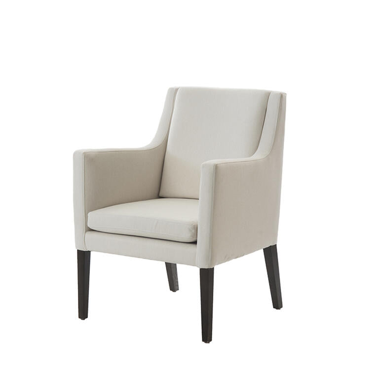 Sillón tapizado blanco Baoning