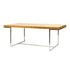 Mesa de comedor con patas cromadas Brandal
