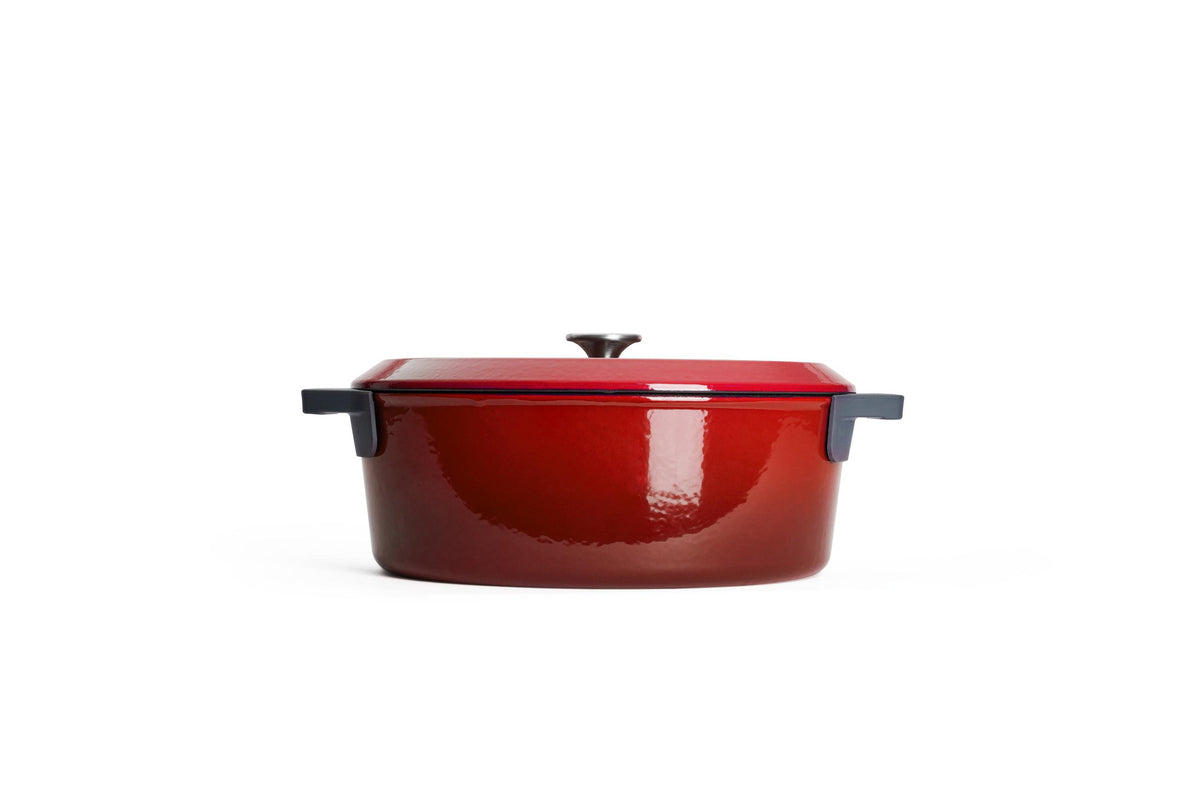 Rustidera de hierro fundido Woll Iron 34 x 26 cm rojo chili