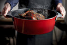 Rustidera de hierro fundido Woll Iron 34 x 26 cm rojo chili