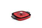 Sartén grill de hierro fundido Woll Iron 28 x 28 cm rojo chili