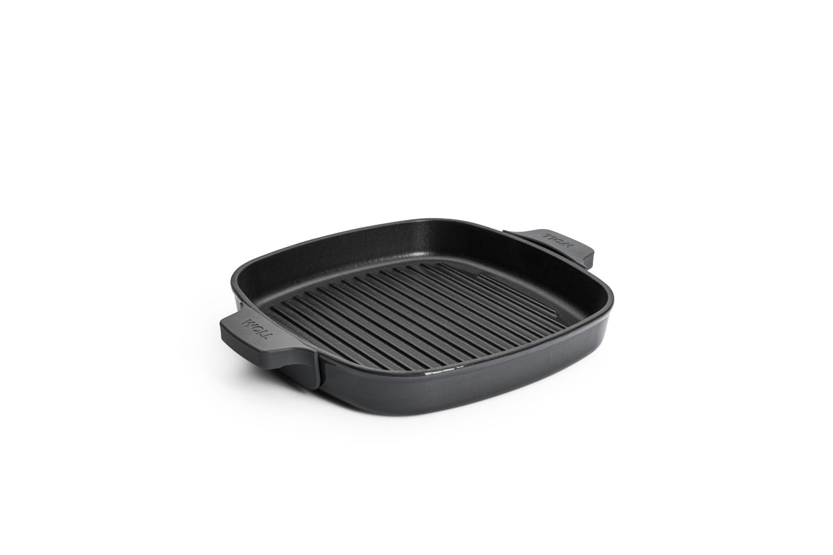 Sartén grill Woll Iron con prensa 28 x 28 cm