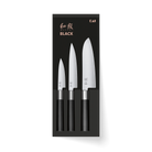 Set de 3 cuchillos Kai Wasabi Black con santoku
