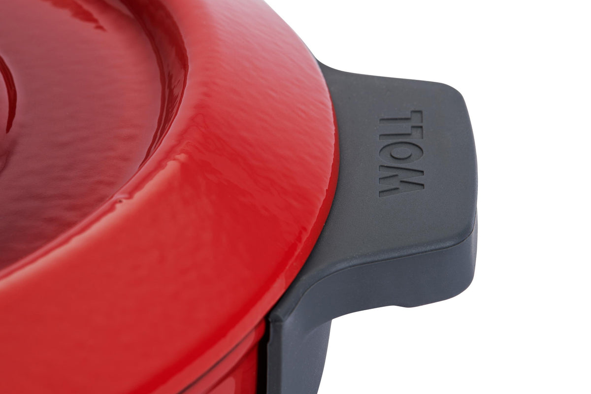 Cacerola de hierro fundido Woll Iron 28 cm rojo chili