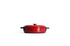 Cacerola de hierro fundido Woll Iron 28 cm rojo chili
