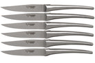 Cofre de 6 cuchillos de mesa Laguiole en Aubrac monobloc inox