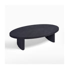Mesa ovalada de roble black brown Qala