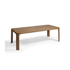 Mesa de comedor rectangular de roble con esquinas redondeadas Dieulefit