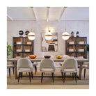 Mesa de comedor rectangular de teca para exterior Évora