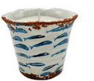 Vela de cerámica Peces pequeños - Citronela - #pino_y_jacaranda#