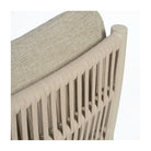 Sillón de exterior de aluminio y cuerda Bárcena