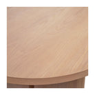 Mesa de comedor ovalada de roble claro 260 Mġarr