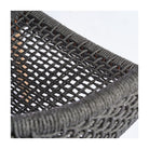 Silla de exterior eucalipto y cuerda gris Centuri