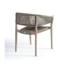 Silla de exterior eucalipto grisáceo y cuerda topo Céret