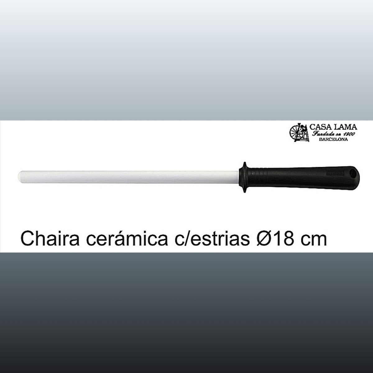 Chaira cerámica Kyocera con estrías 18 cm