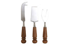 Set de 3 cuchillos para queso de acacia Gouda
