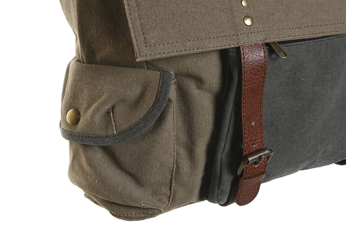 Bandolera de canvas y cuero Bici