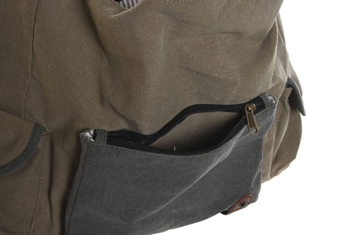 Bandolera de canvas y cuero Bici