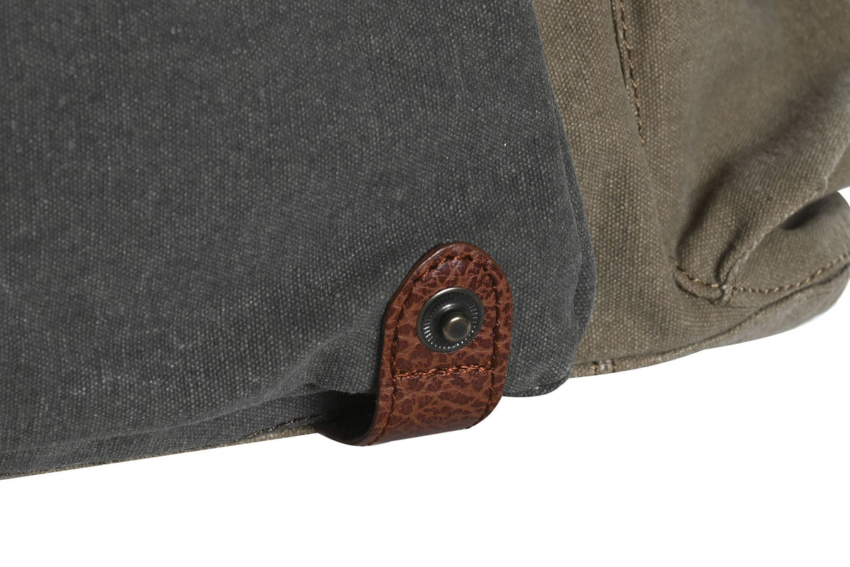 Bandolera de canvas y cuero Bici