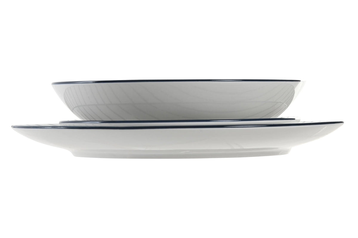 Vajilla de porcelana Cala de 18 piezas