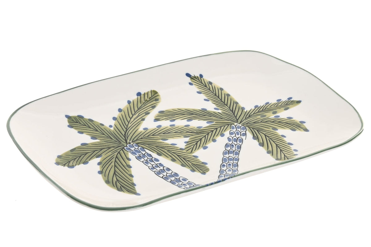 Bandeja de porcelana Palmeral