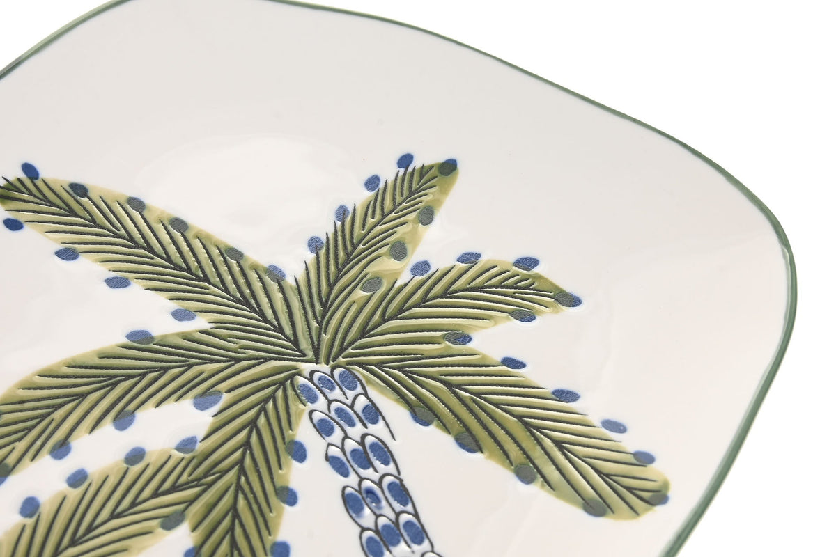 Bandeja de porcelana Palmeral