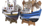 Barco pesquero decorativo de madera Bonito