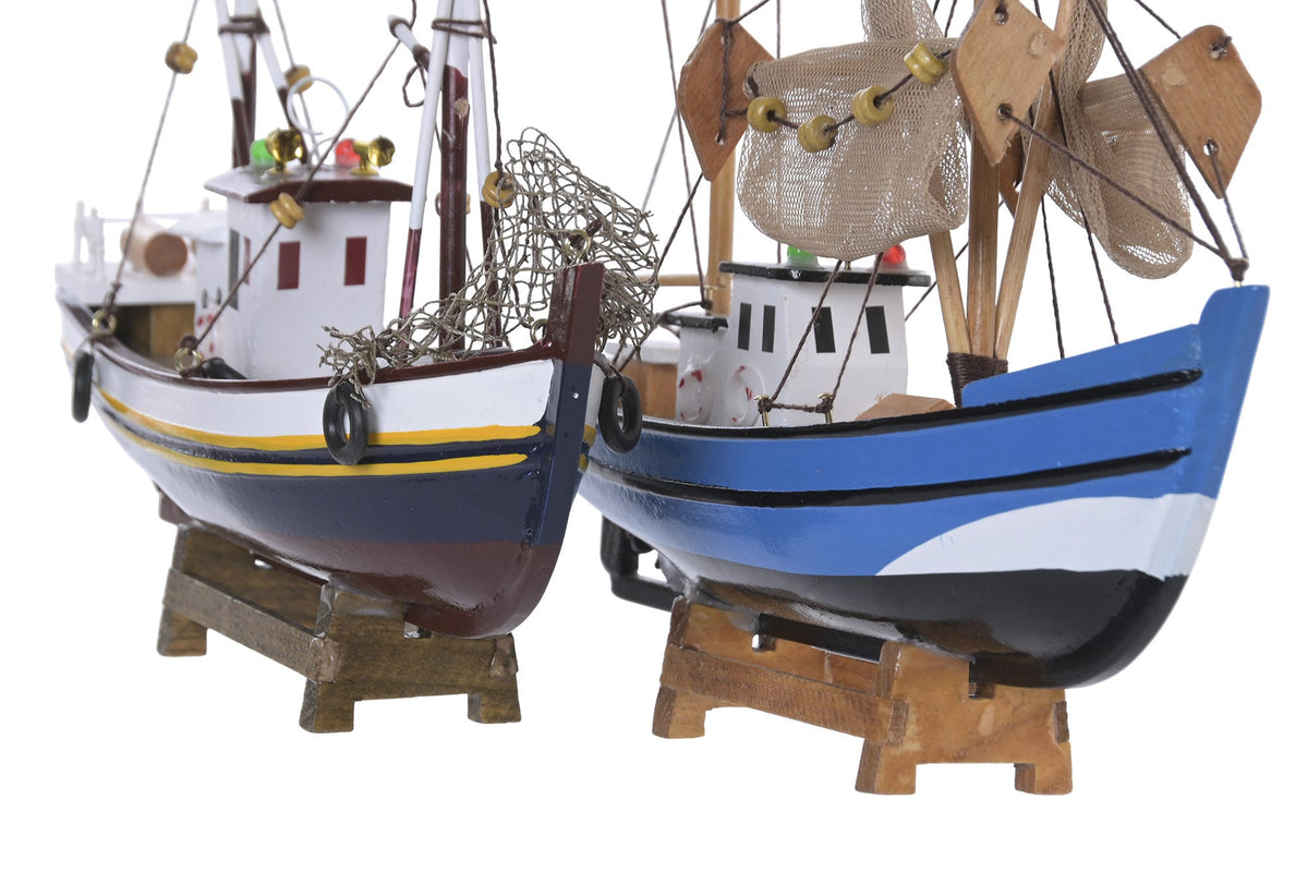 Barco pesquero decorativo de madera Bonito